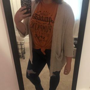 Cream lightweight cardigan
